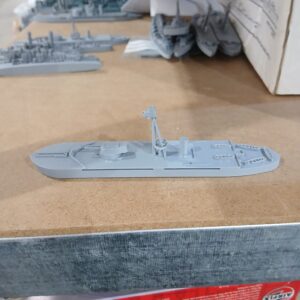 3d printed WW1 1/700 big gun monitors HMS lord Clive
