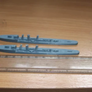 3d printed WW1 destroyers 1/700 two Acasta-class destroyer HMS shark