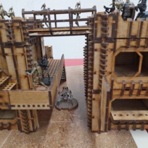 laser cut model kit 28mm wargaming  modular Hab Block set