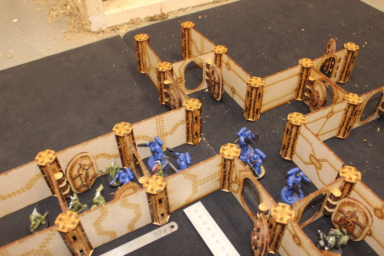 laser cut model kit 28mm wargaming space ship corridor set 1 - Image 4
