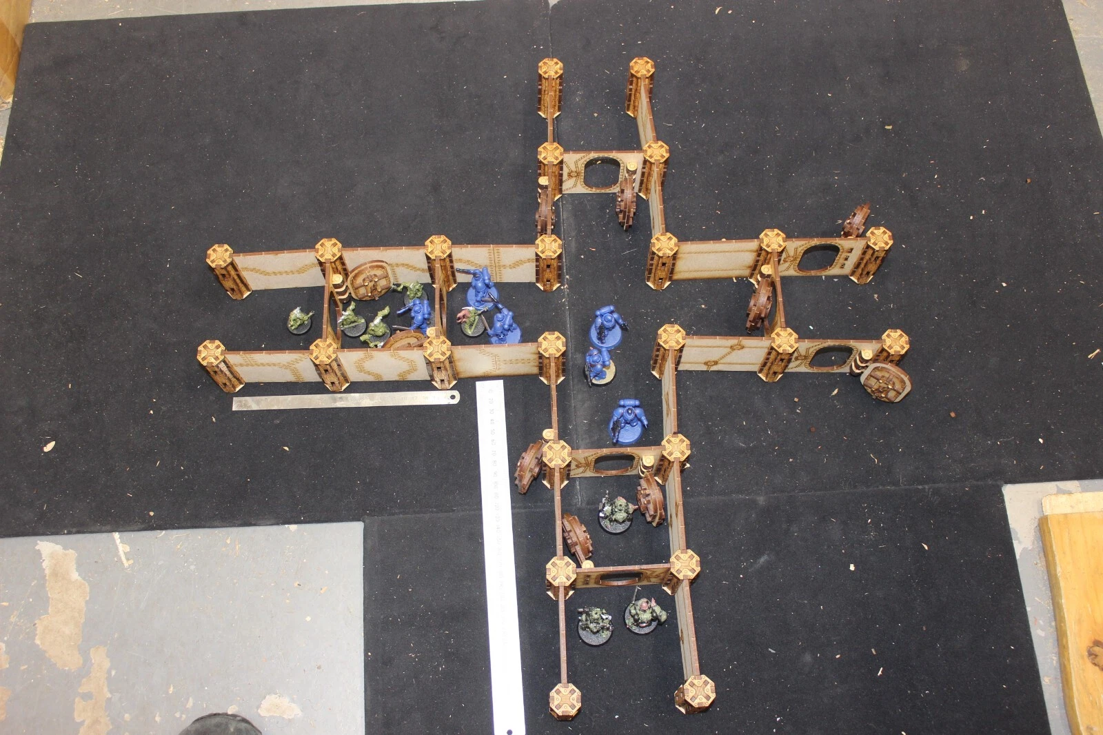 laser cut model kit 28mm wargaming space ship corridor set 1 - Image 3