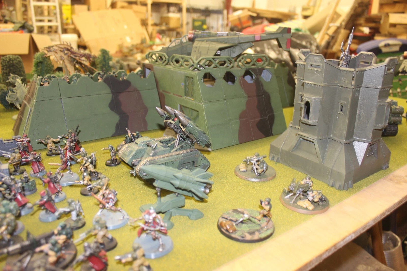 laser cut model kit 28mm wargaming space fort corridor bunker set - Image 9