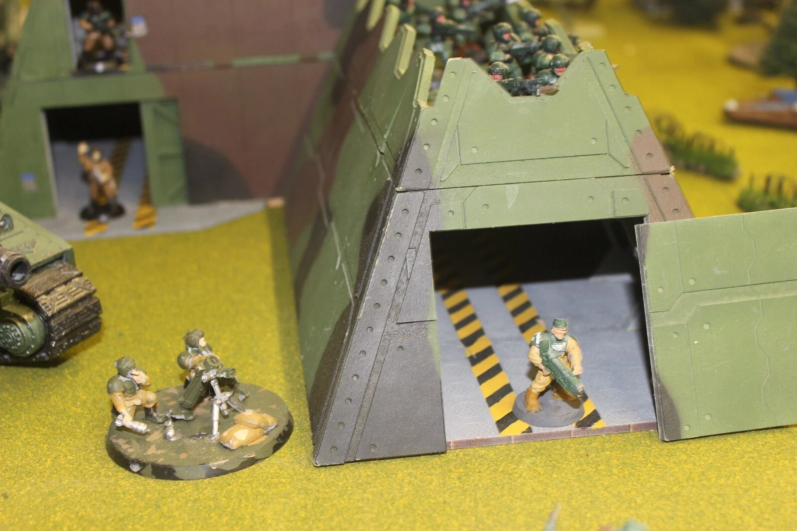 laser cut model kit 28mm wargaming space fort corridor bunker set - Image 12