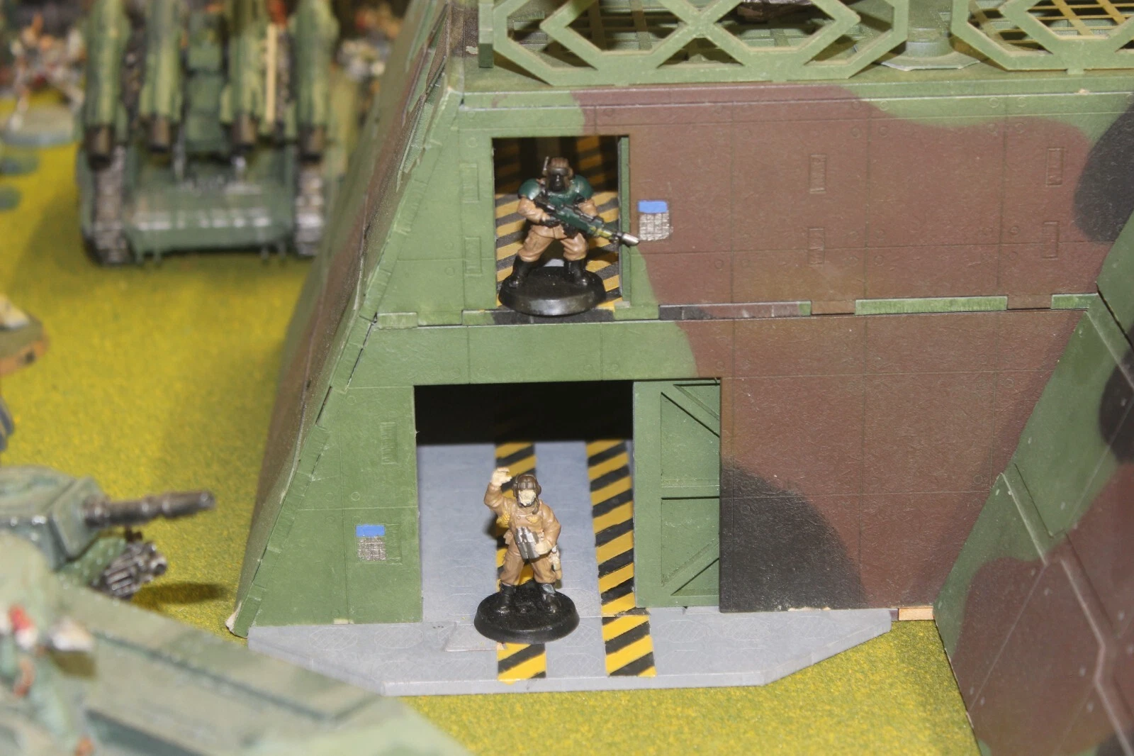 laser cut model kit 28mm wargaming space fort corridor bunker set - Image 13