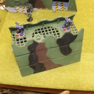 laser cut model kit 28mm wargaming space fort corridor