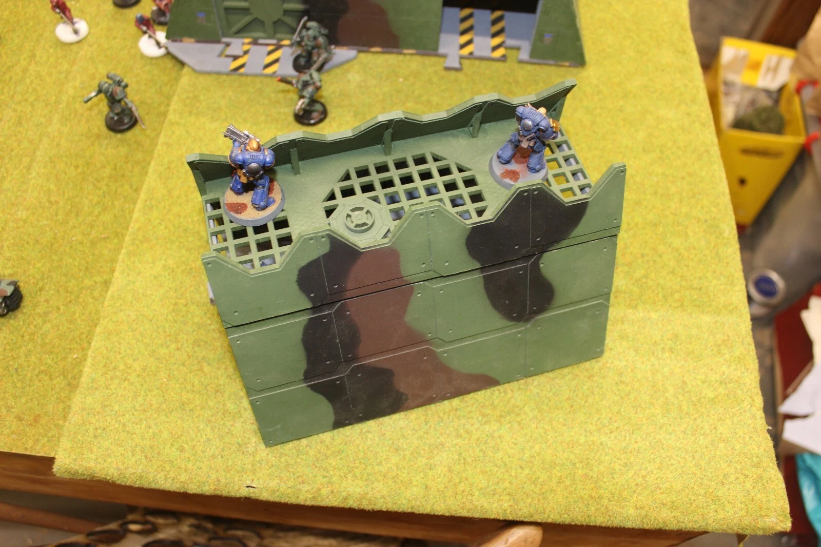 laser cut model kit 28mm wargaming space fort corridor