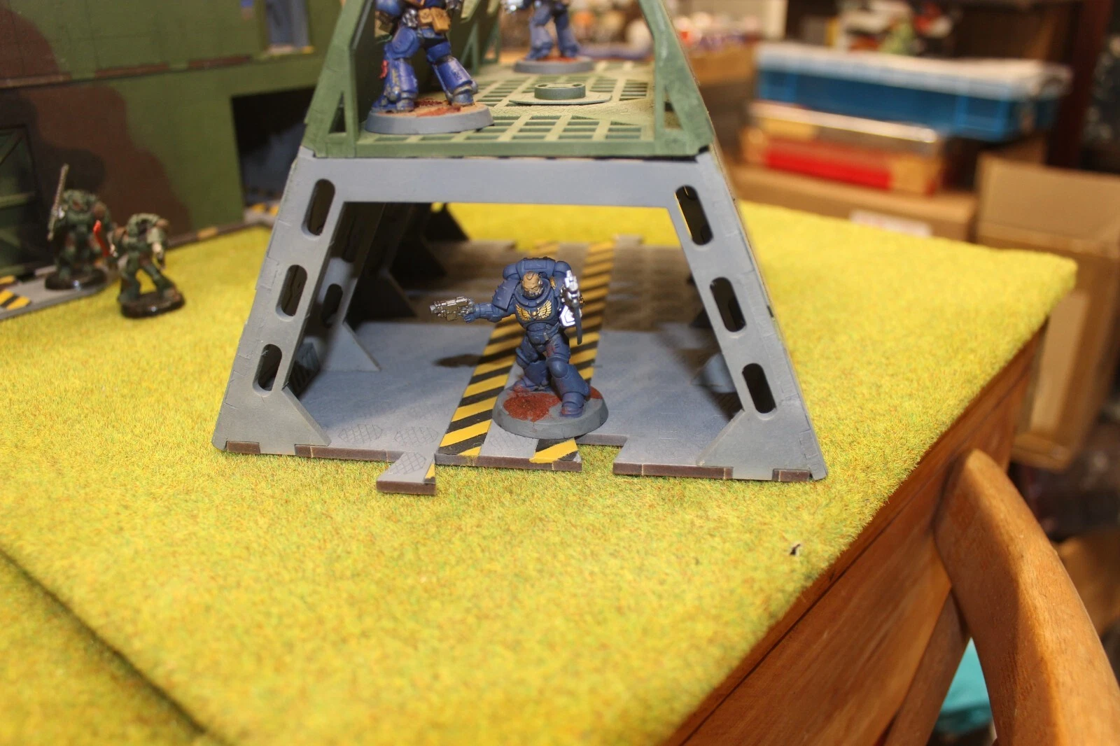 laser cut model kit 28mm wargaming space fort corridor - Image 4