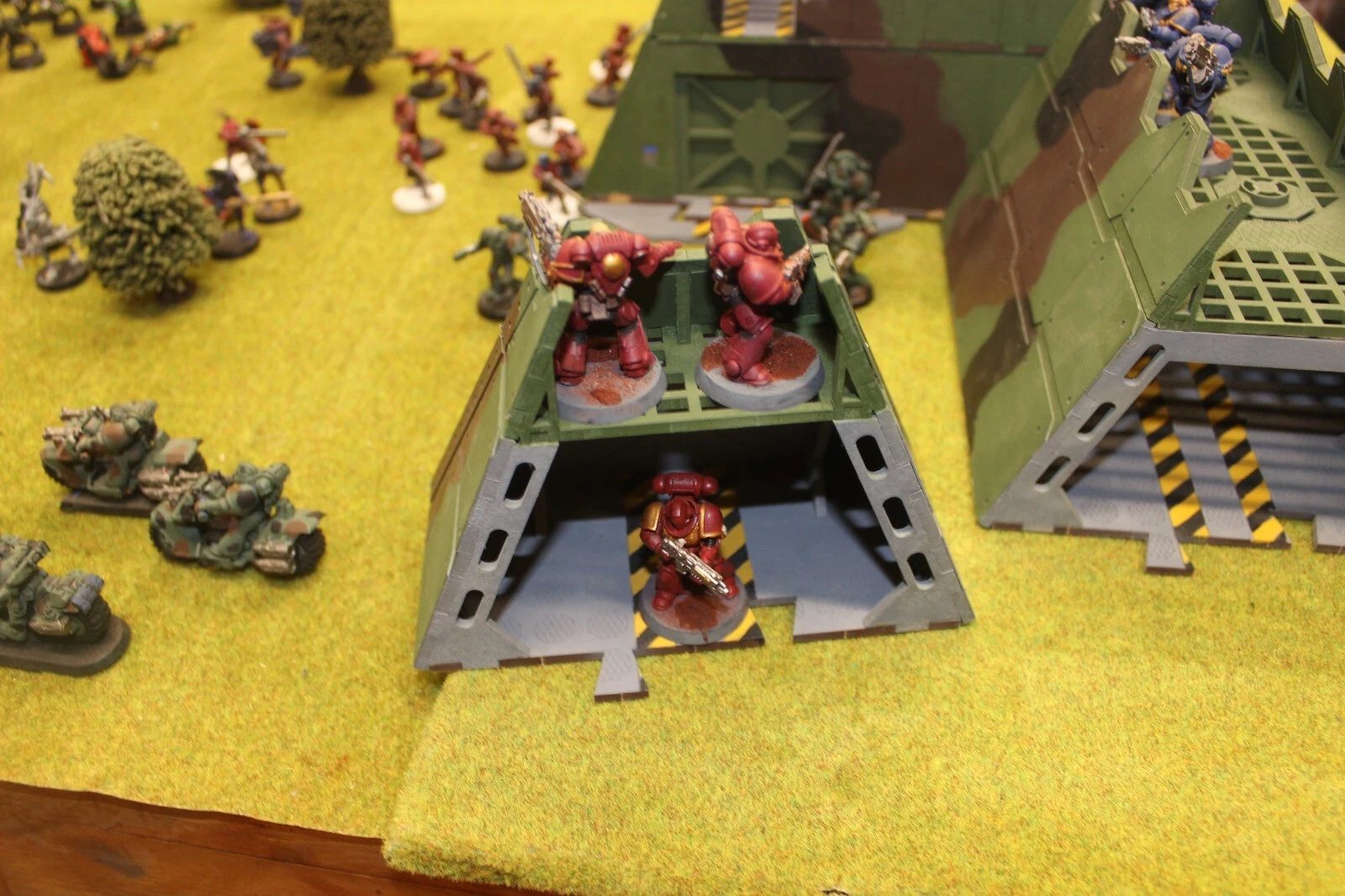 laser cut model kit 28mm wargaming space fort corridor end - Image 2