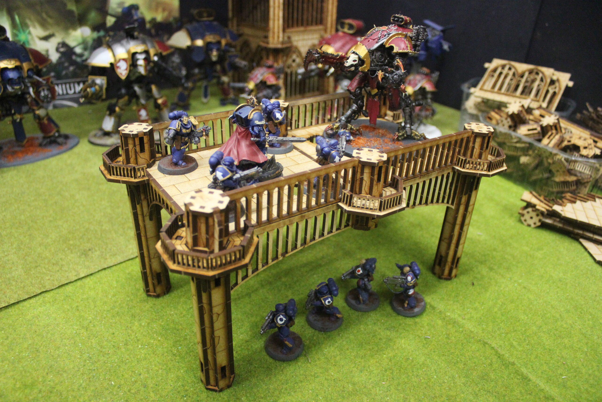 28mm wargaming city ruined single span bridge - Image 5
