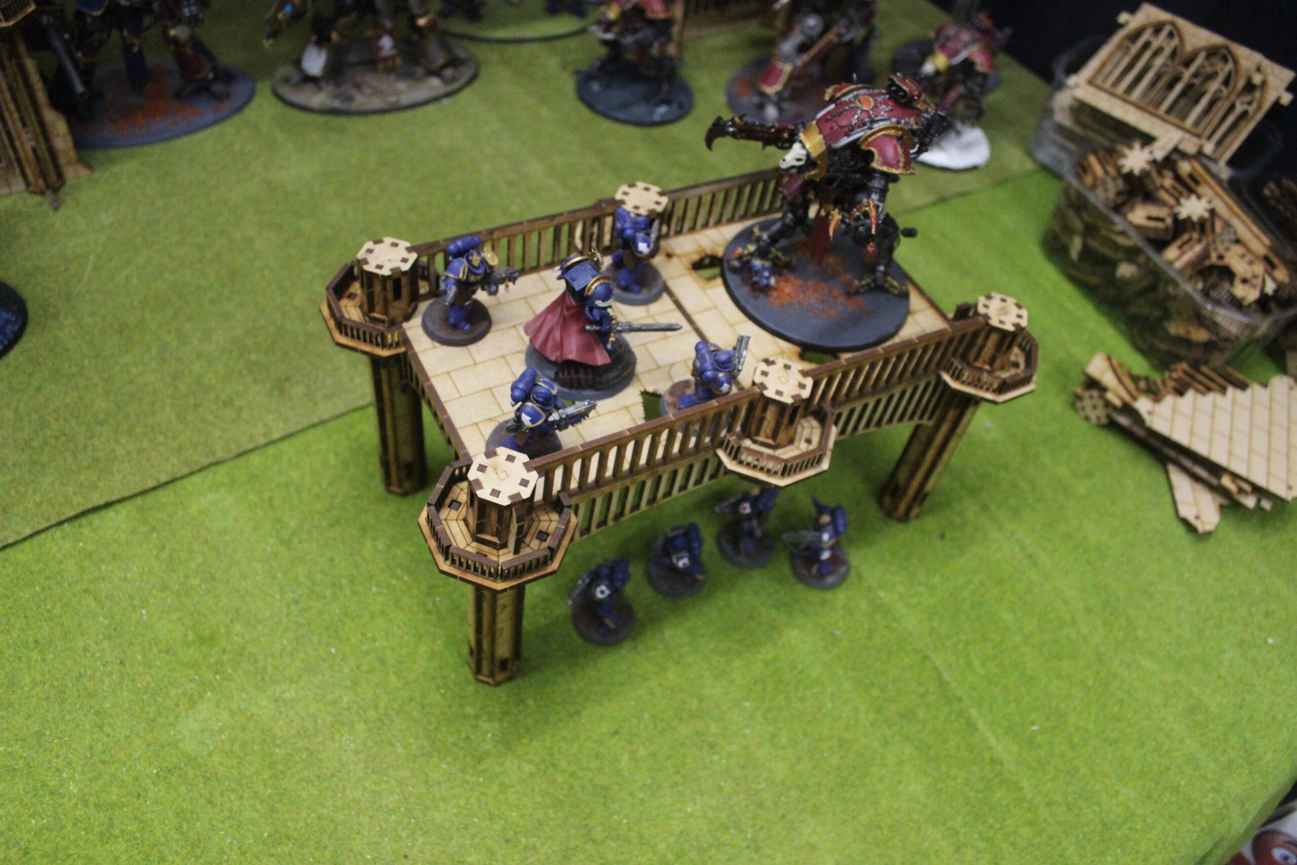 28mm wargaming city ruined single span bridge - Image 2