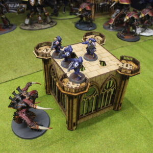 28mm wargaming city ruined square pillar upgrade set