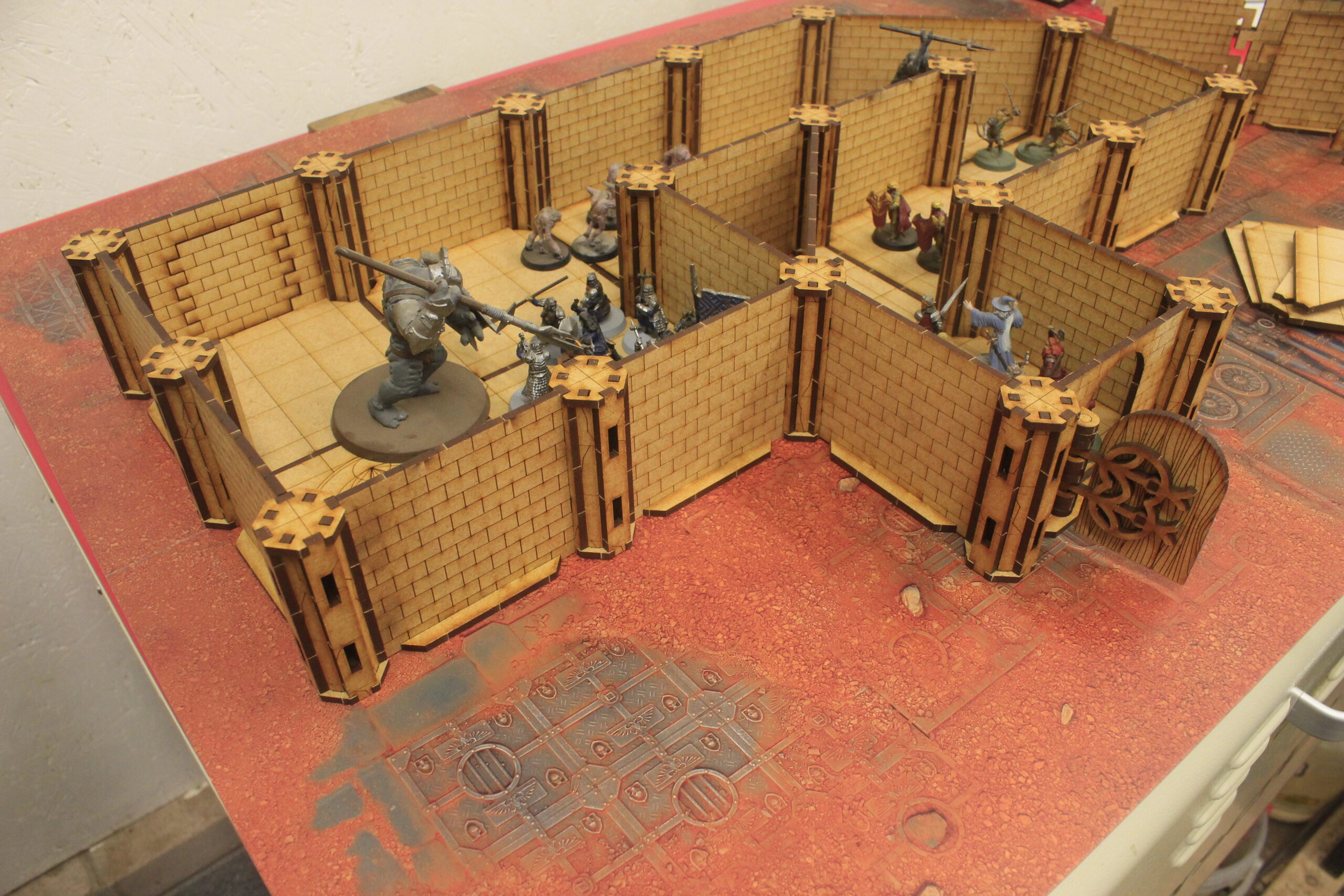 28mm dungeon and dragons laser cut rooms - Image 2