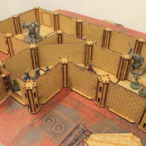 28mm dungeon and dragons laser cut rooms