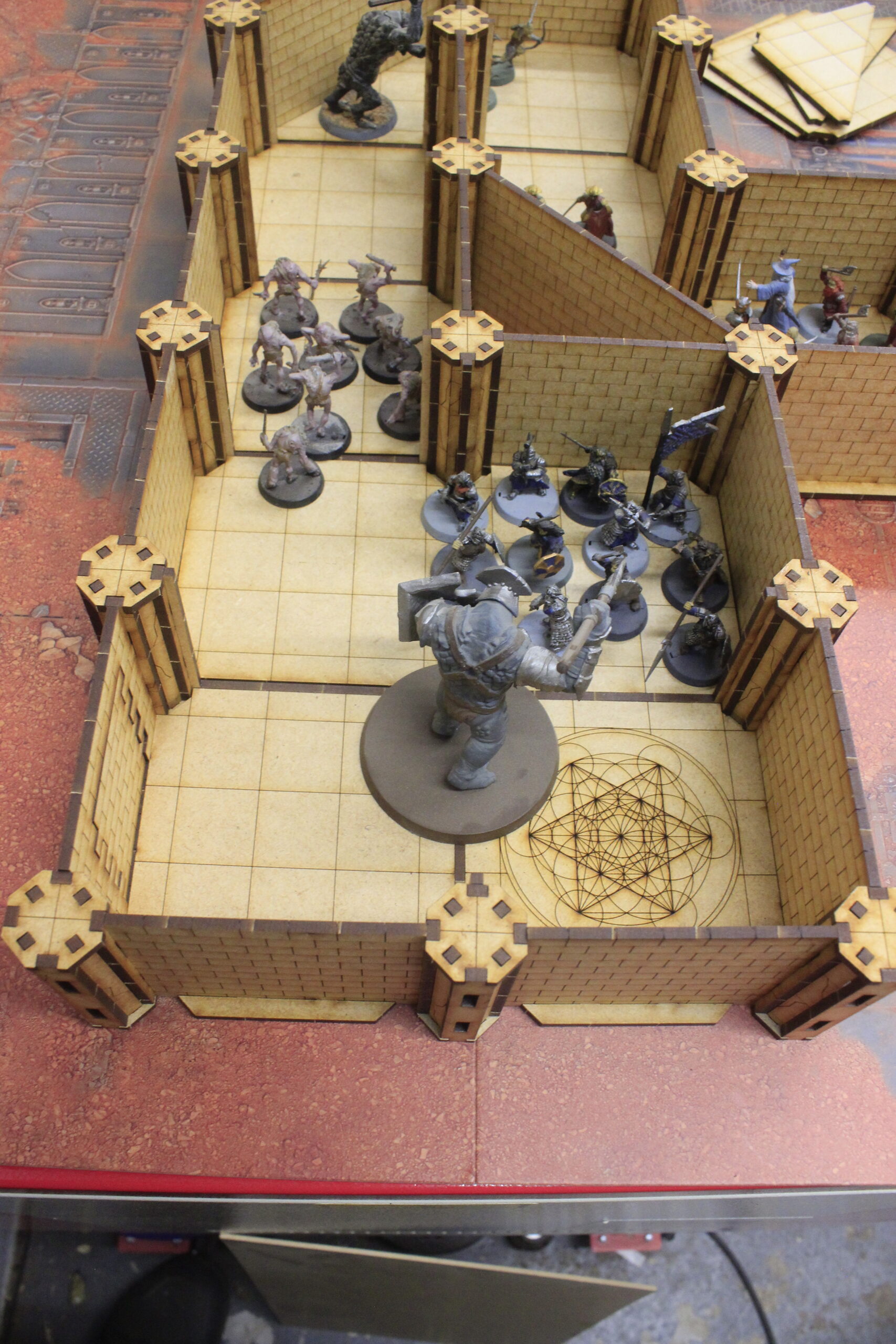 28mm dungeon and dragons laser cut rooms - Image 6