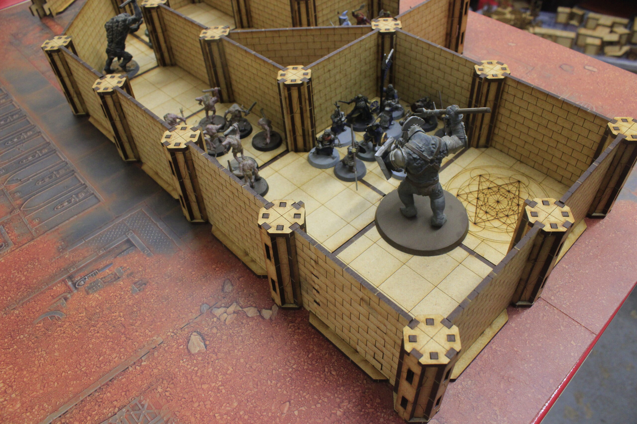 28mm dungeon and dragons laser cut rooms - Image 7