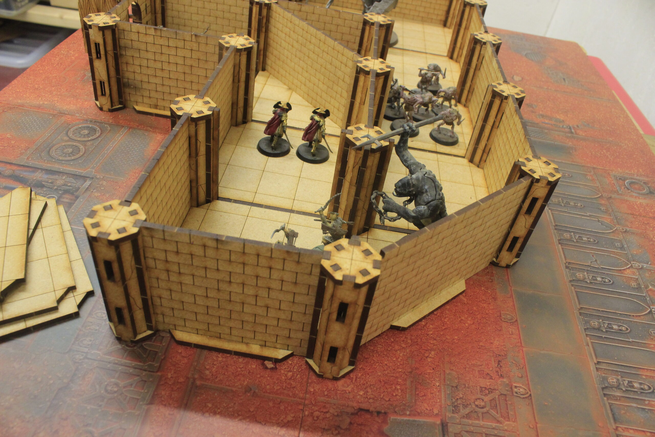28mm dungeon and dragons laser cut rooms - Image 8