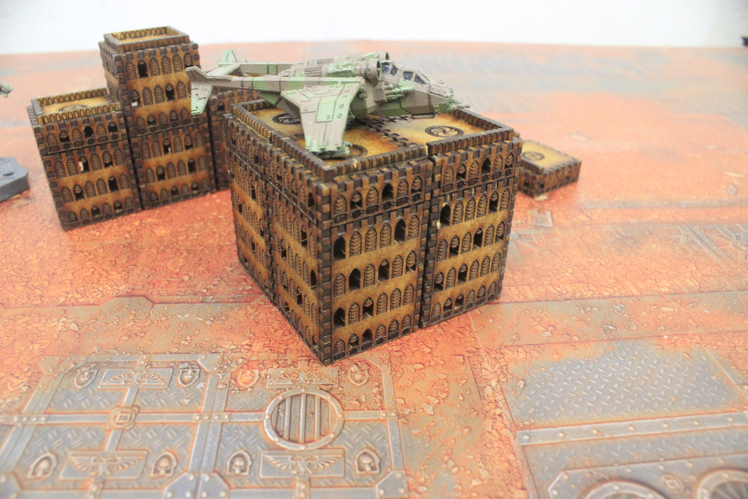 8mm wargaming Ruined City