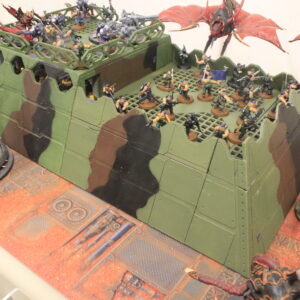 laser cut model kit 28mm wargaming space fort double corridor bunker set