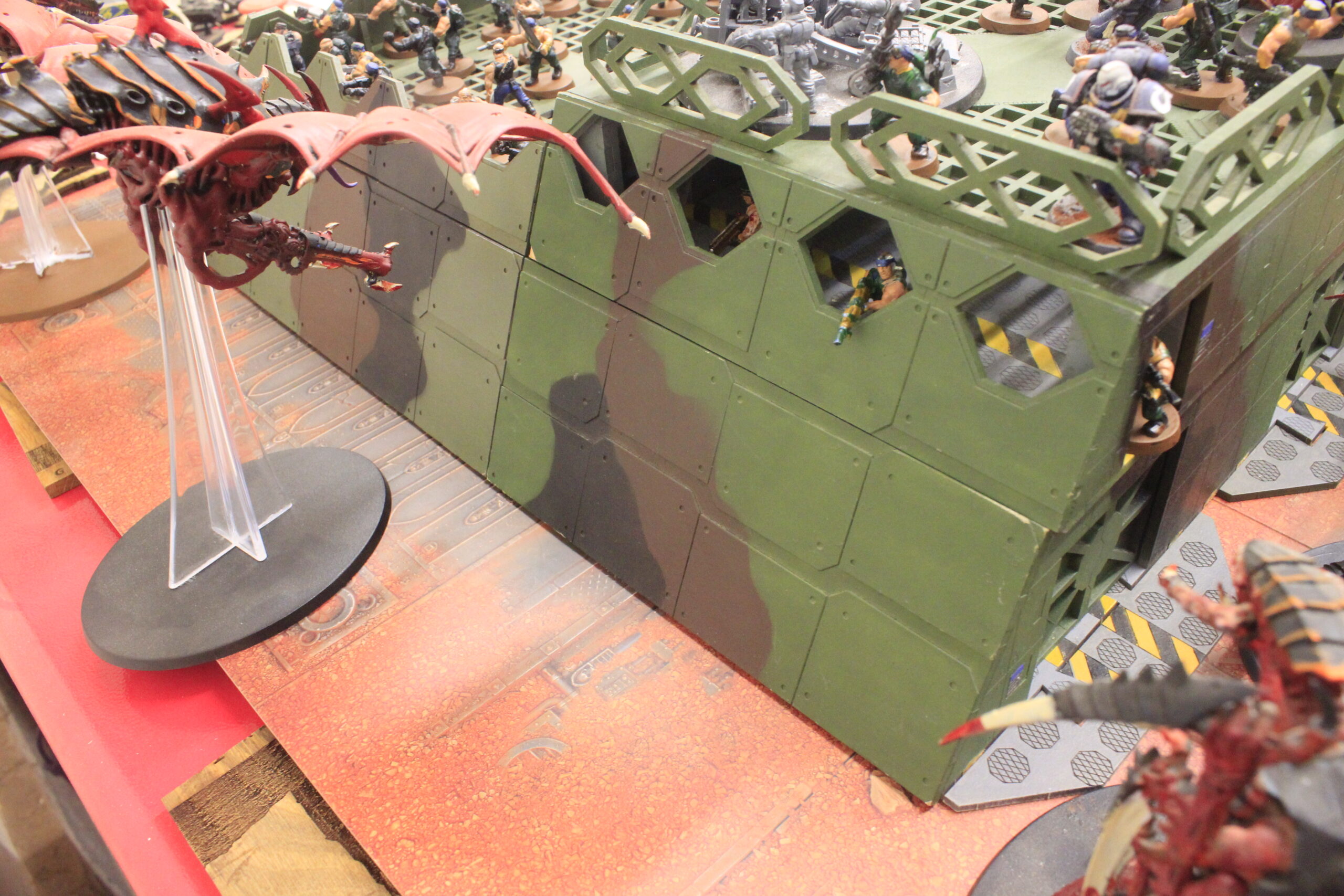 laser cut model kit 28mm wargaming space fort double corridor bunker set - Image 3