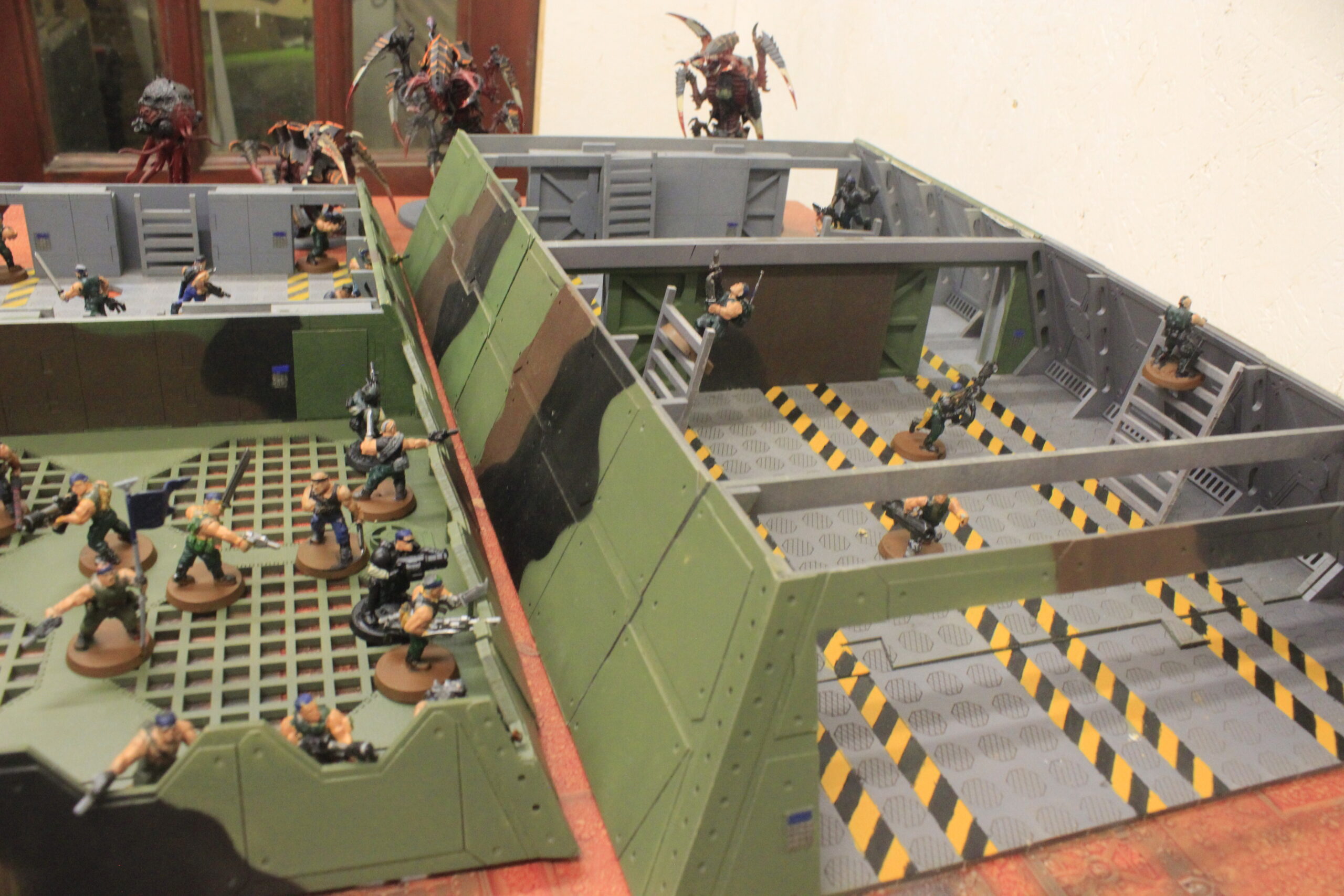 laser cut model kit 28mm wargaming space fort double corridor bunker set - Image 14