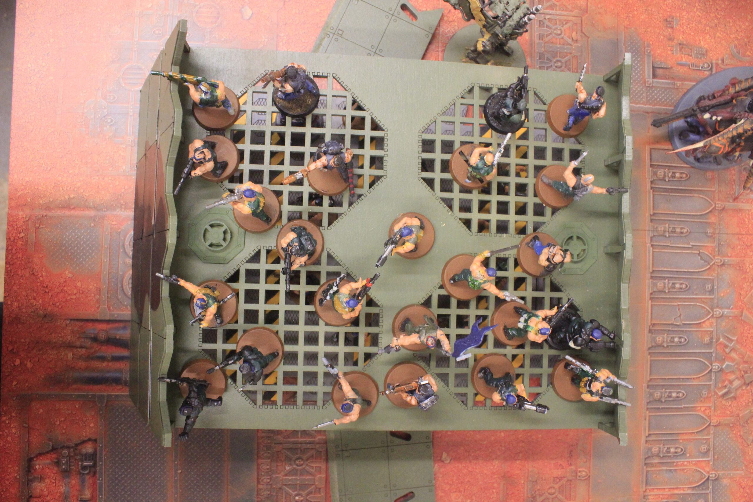 laser cut model kit 28mm wargaming space fort double corridor - Image 4
