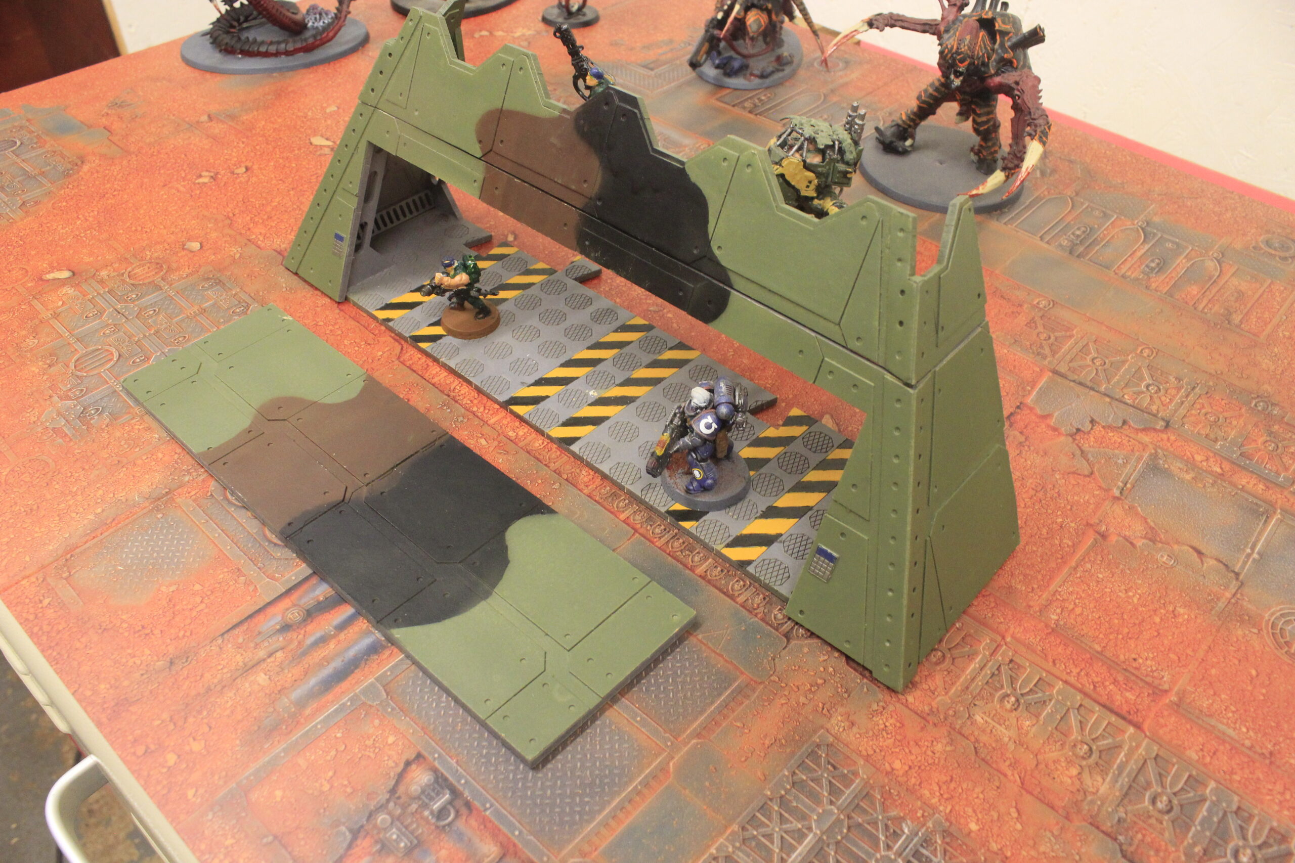 laser cut model kit 28mm wargaming space fort double end corridor - Image 5