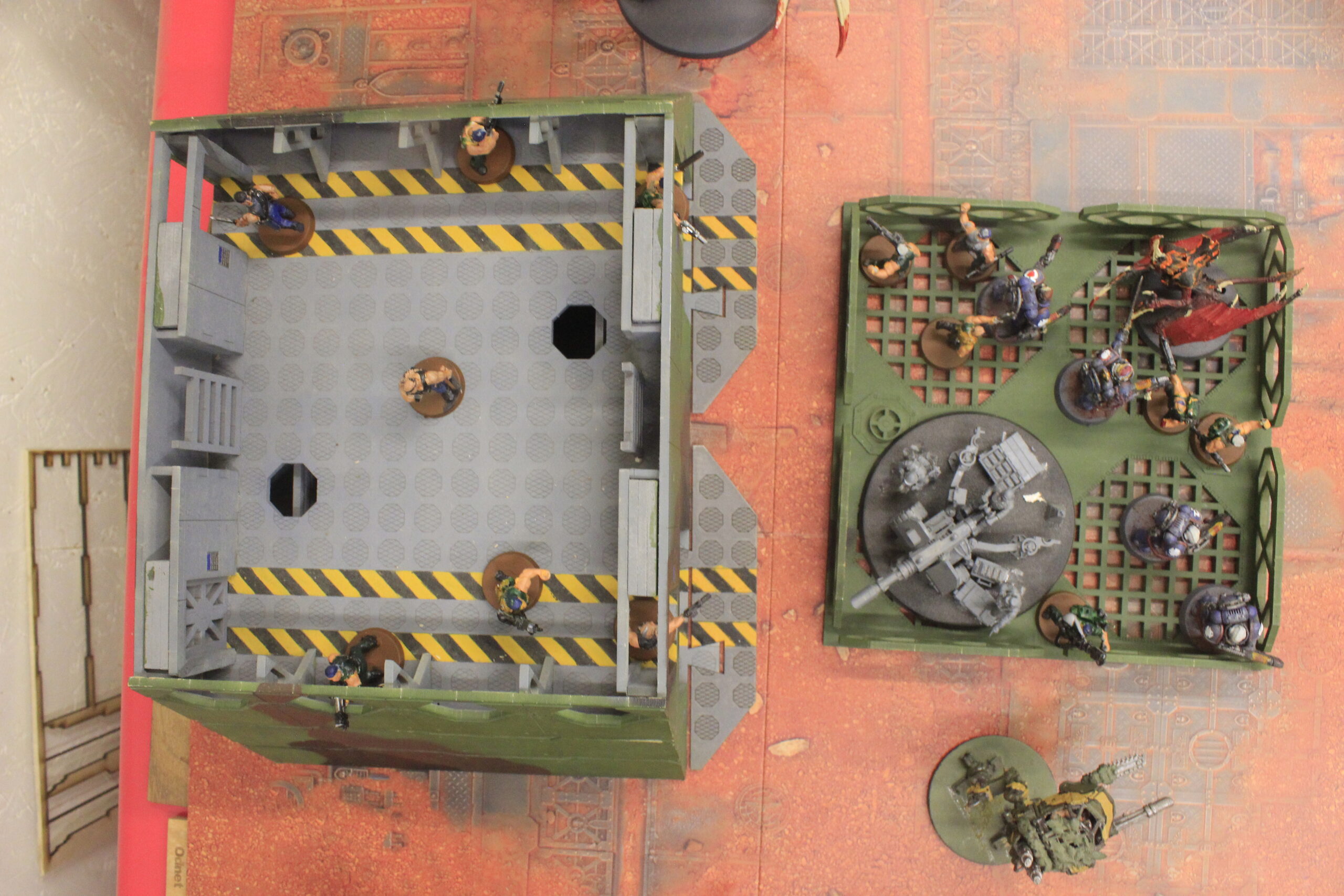 laser cut model kit 28mm wargaming space fort corridor bunker - Image 6