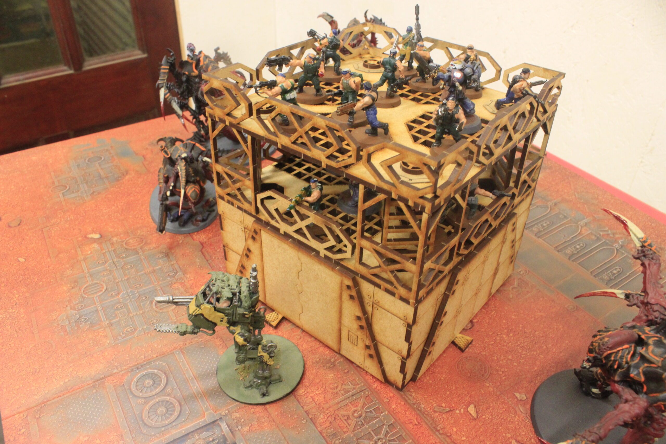 laser cut model kit 28mm wargaming space fort corridor outpost - Image 2