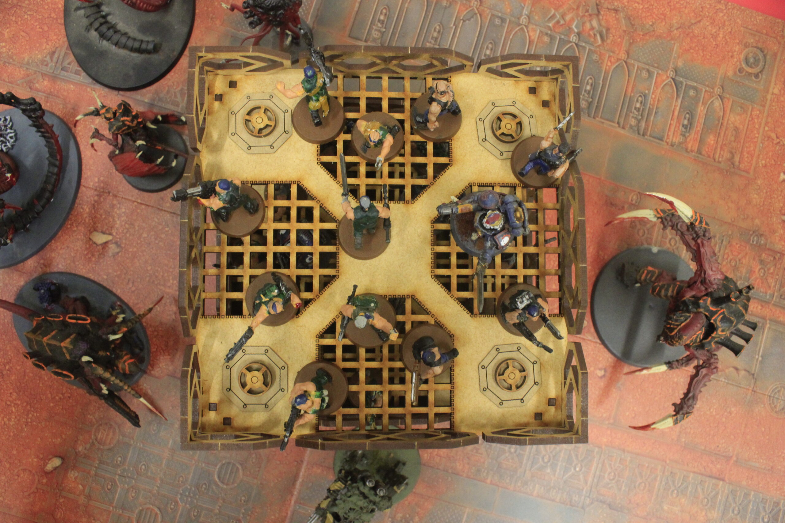 laser cut model kit 28mm wargaming space fort corridor outpost - Image 5