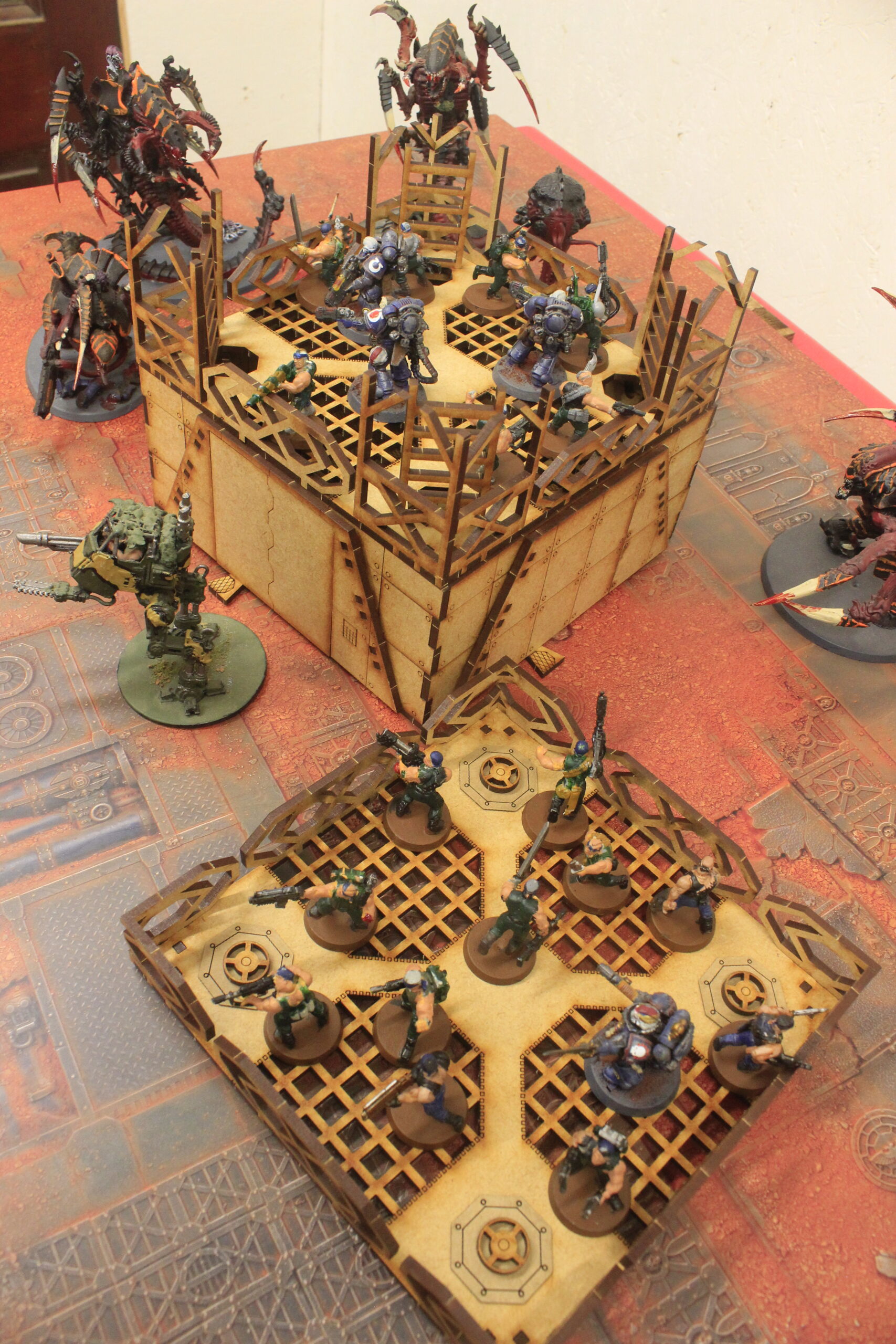 laser cut model kit 28mm wargaming space fort corridor outpost - Image 6