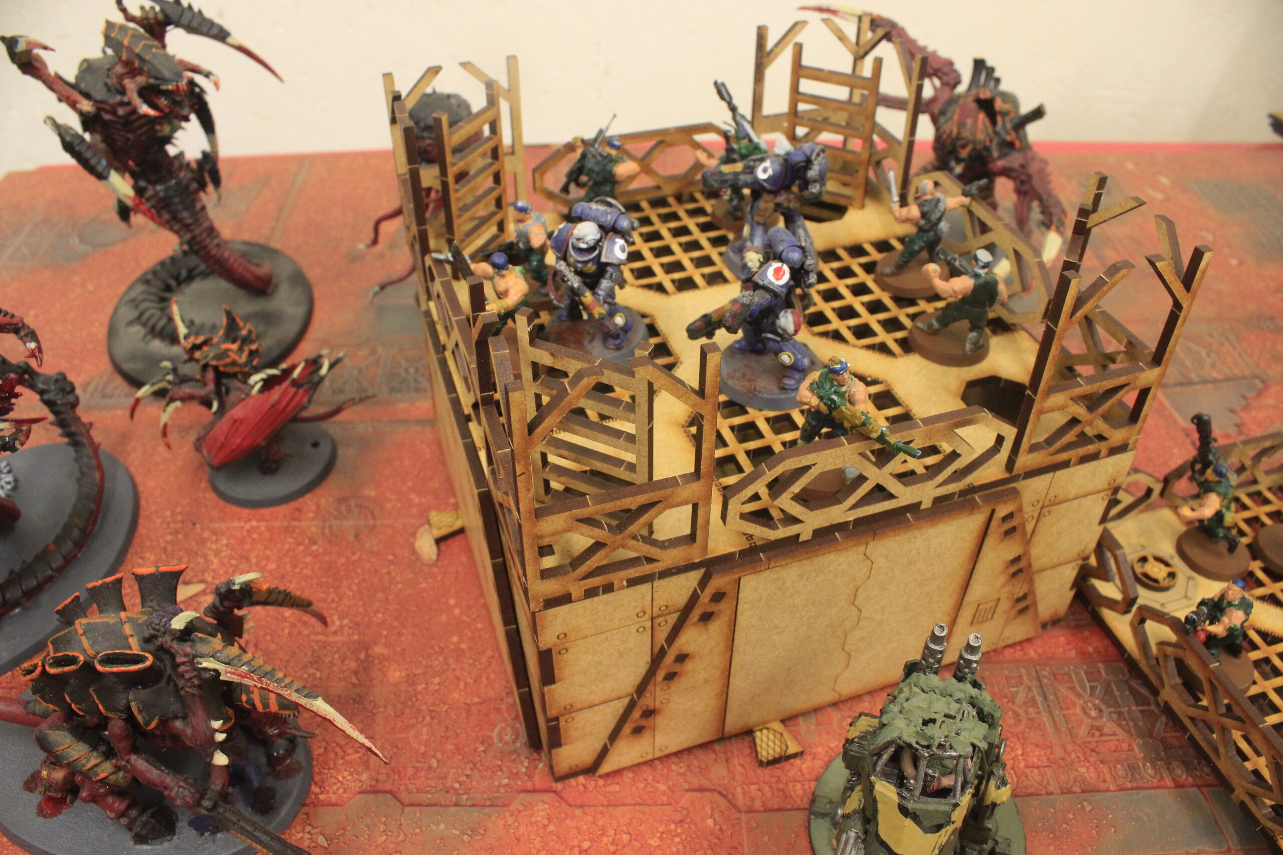 laser cut model kit 28mm wargaming space fort corridor outpost - Image 7