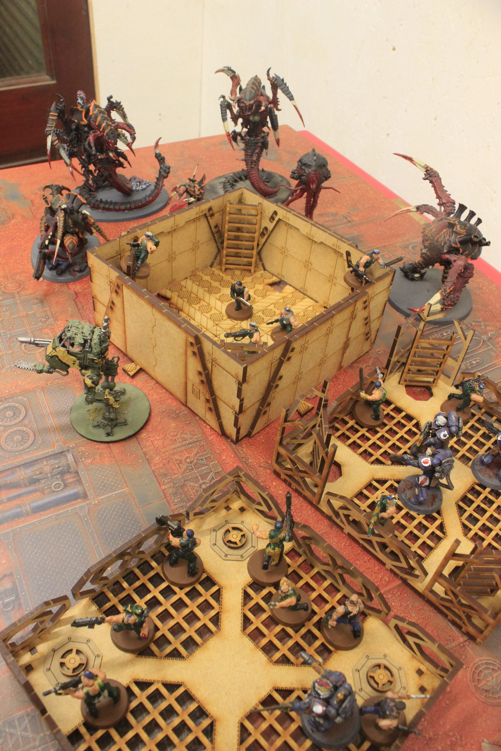laser cut model kit 28mm wargaming space fort corridor outpost - Image 8