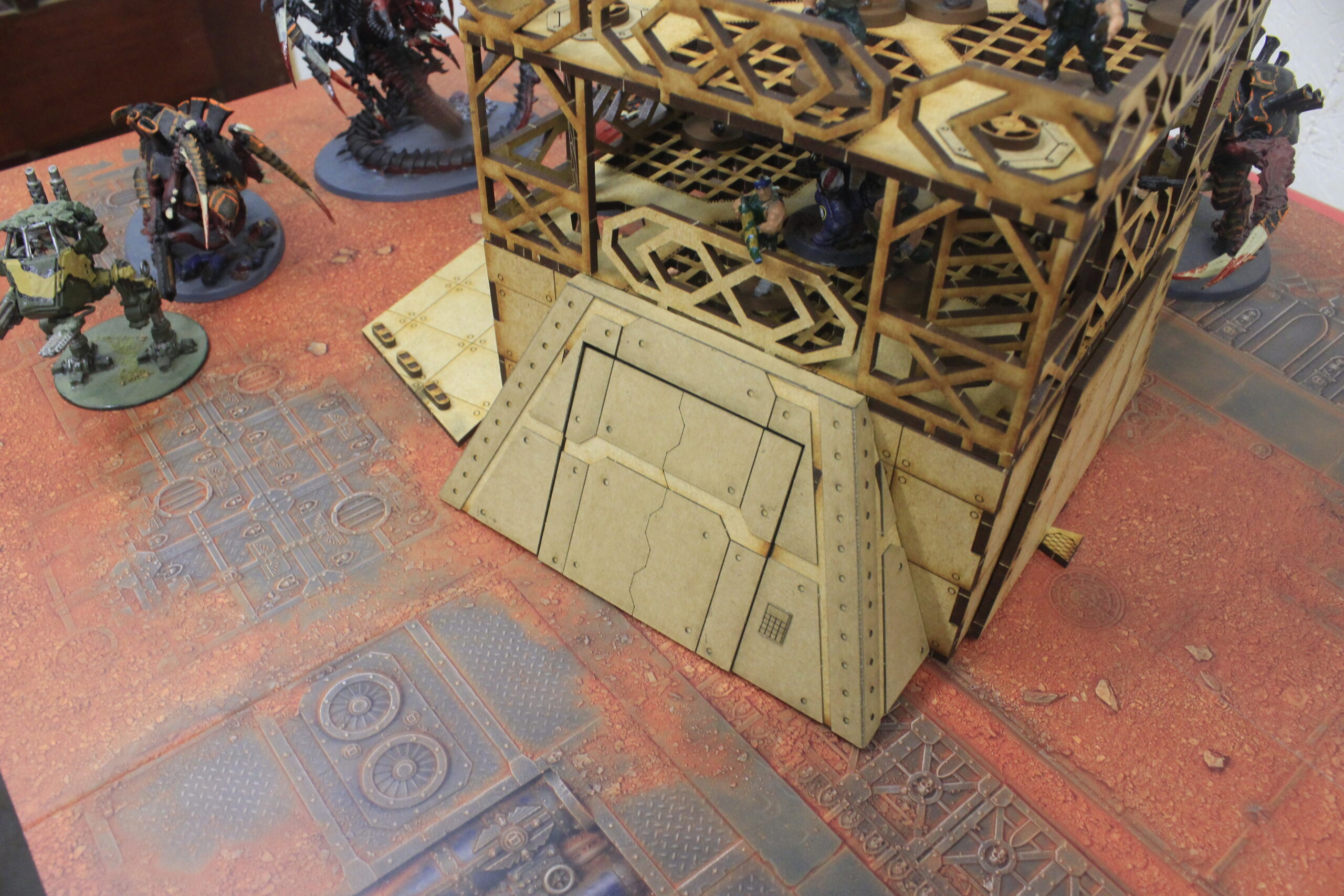 laser cut model kit 28mm wargaming space fort corridor outpost - Image 13
