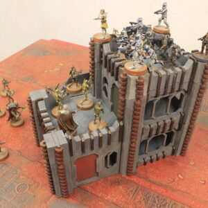 laser cut model kit 28mm wargaming  modular Hab Block set 1