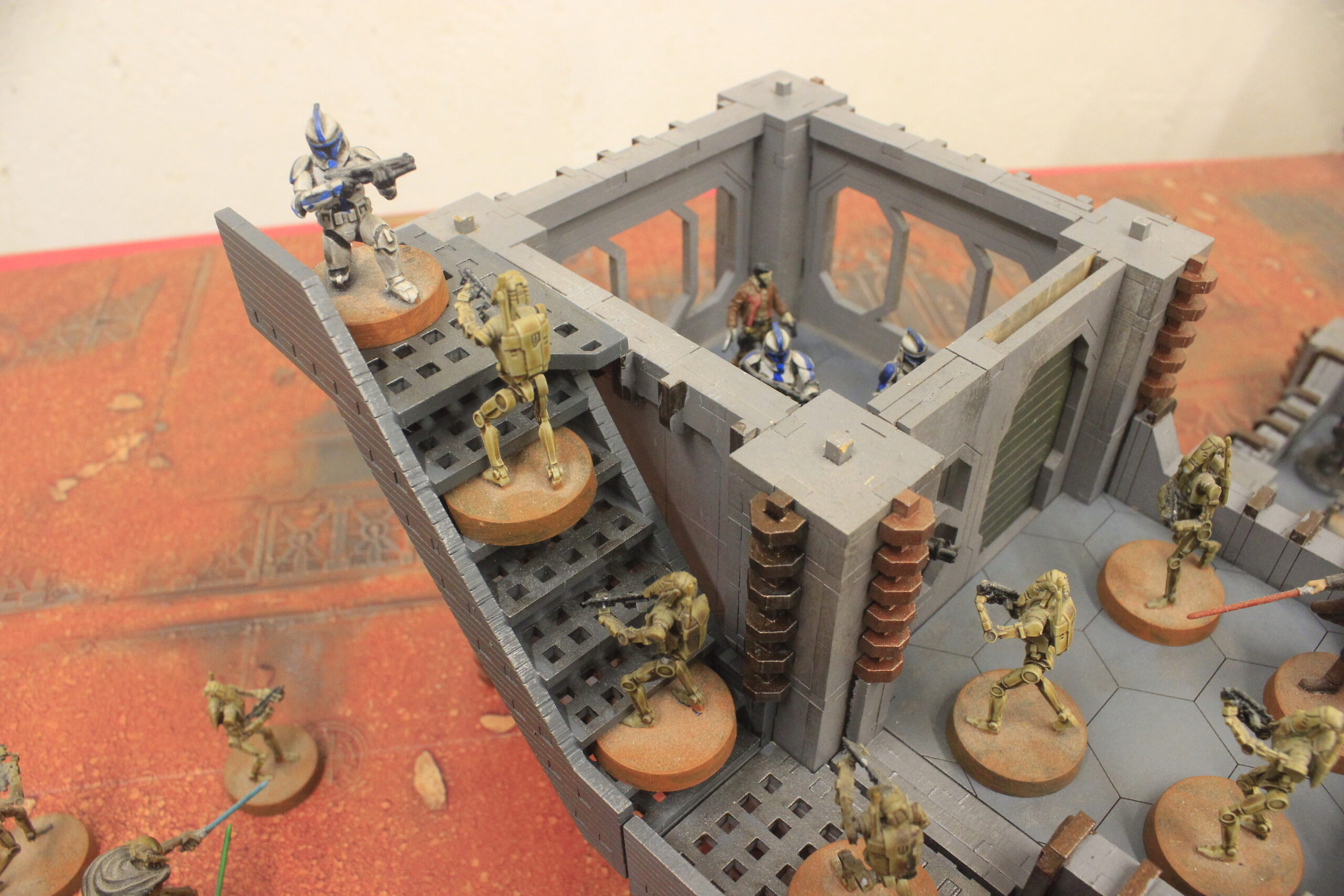 laser cut model kit 28mm wargaming modular Hab Block set 1 - Image 6