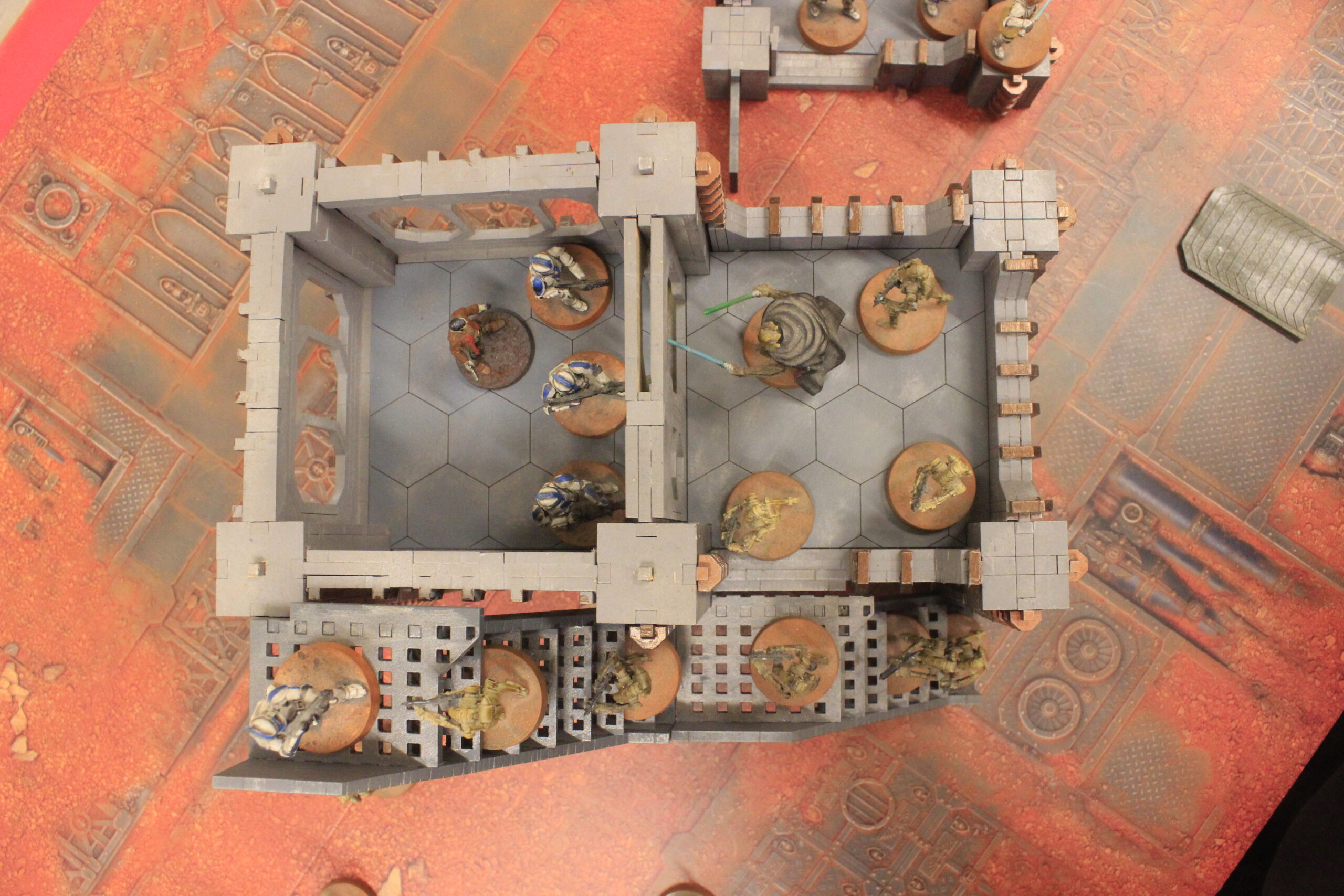 laser cut model kit 28mm wargaming modular Hab Block set 1 - Image 8