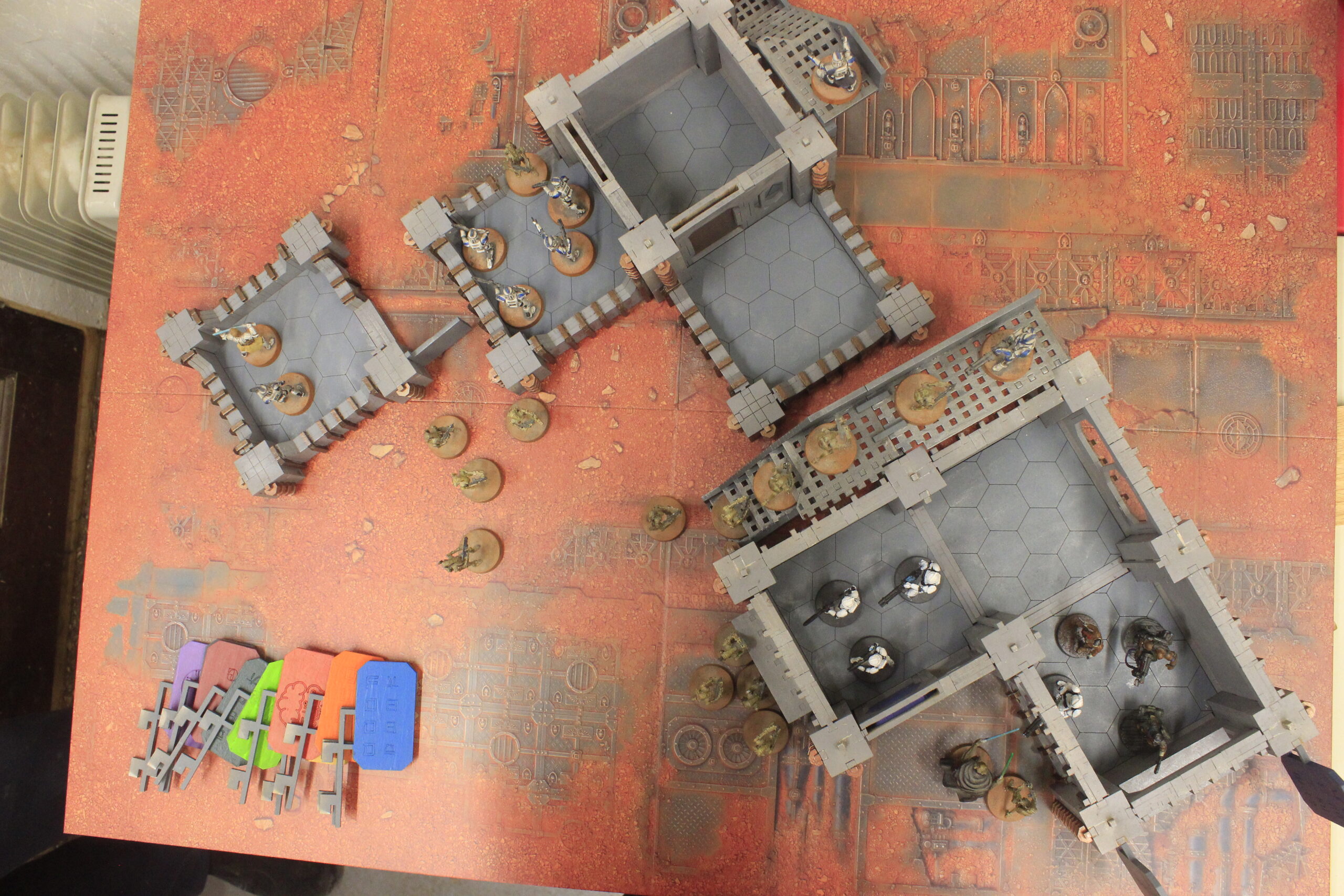 laser cut model kit 28mm wargaming modular Hab Block set 1 - Image 16