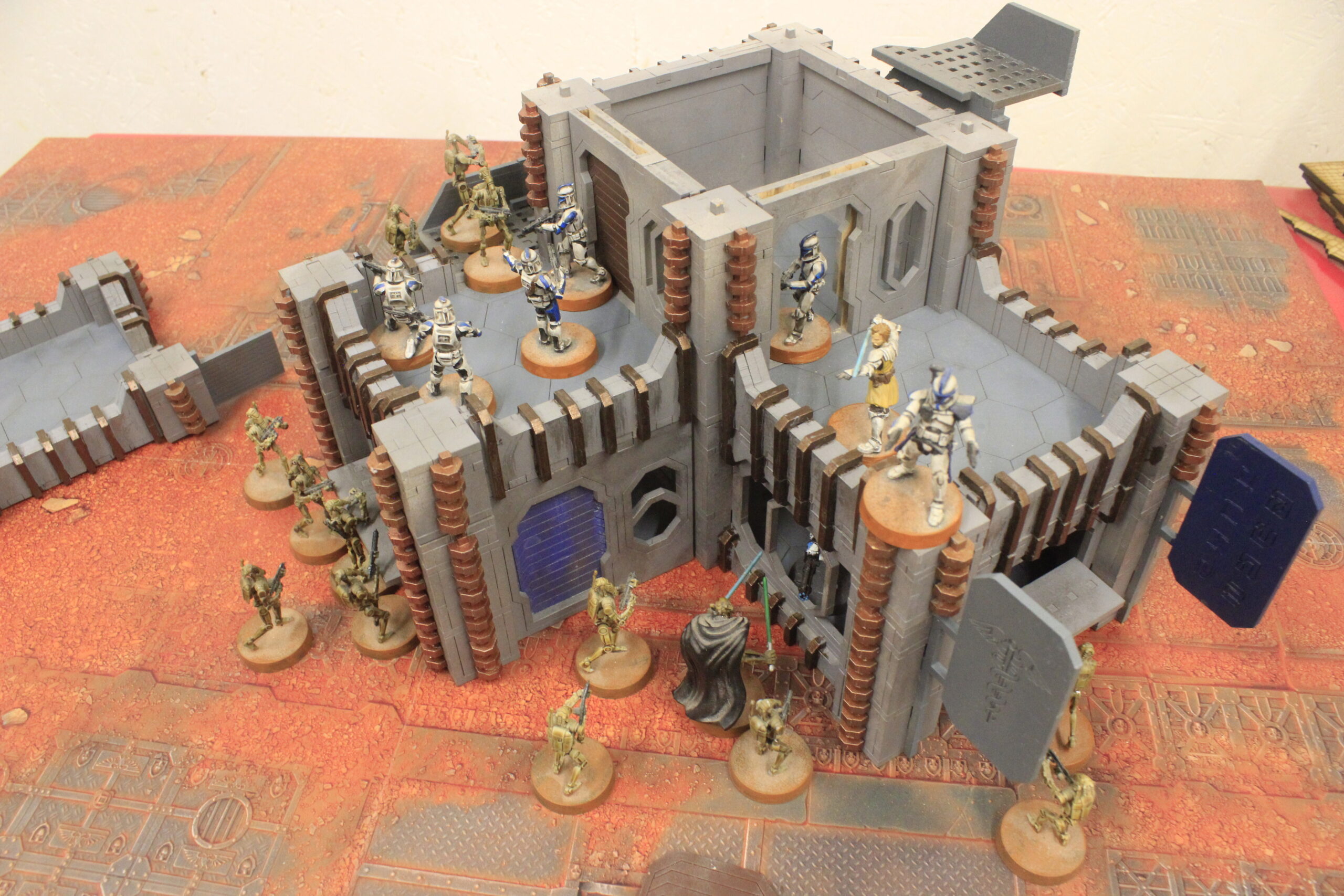 laser cut model kit 28mm wargaming modular Hab Block set 1 - Image 17
