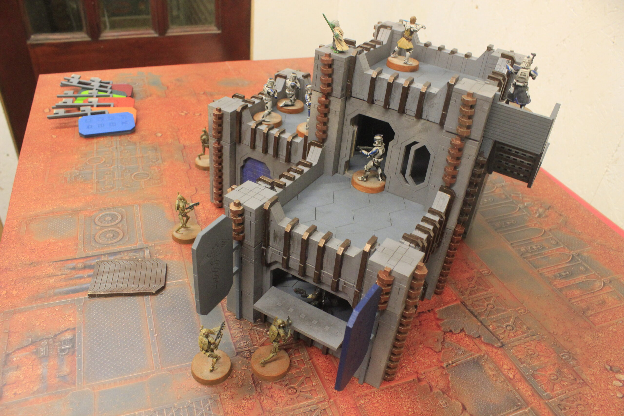 laser cut model kit 28mm wargaming modular Hab Block set 1 - Image 21