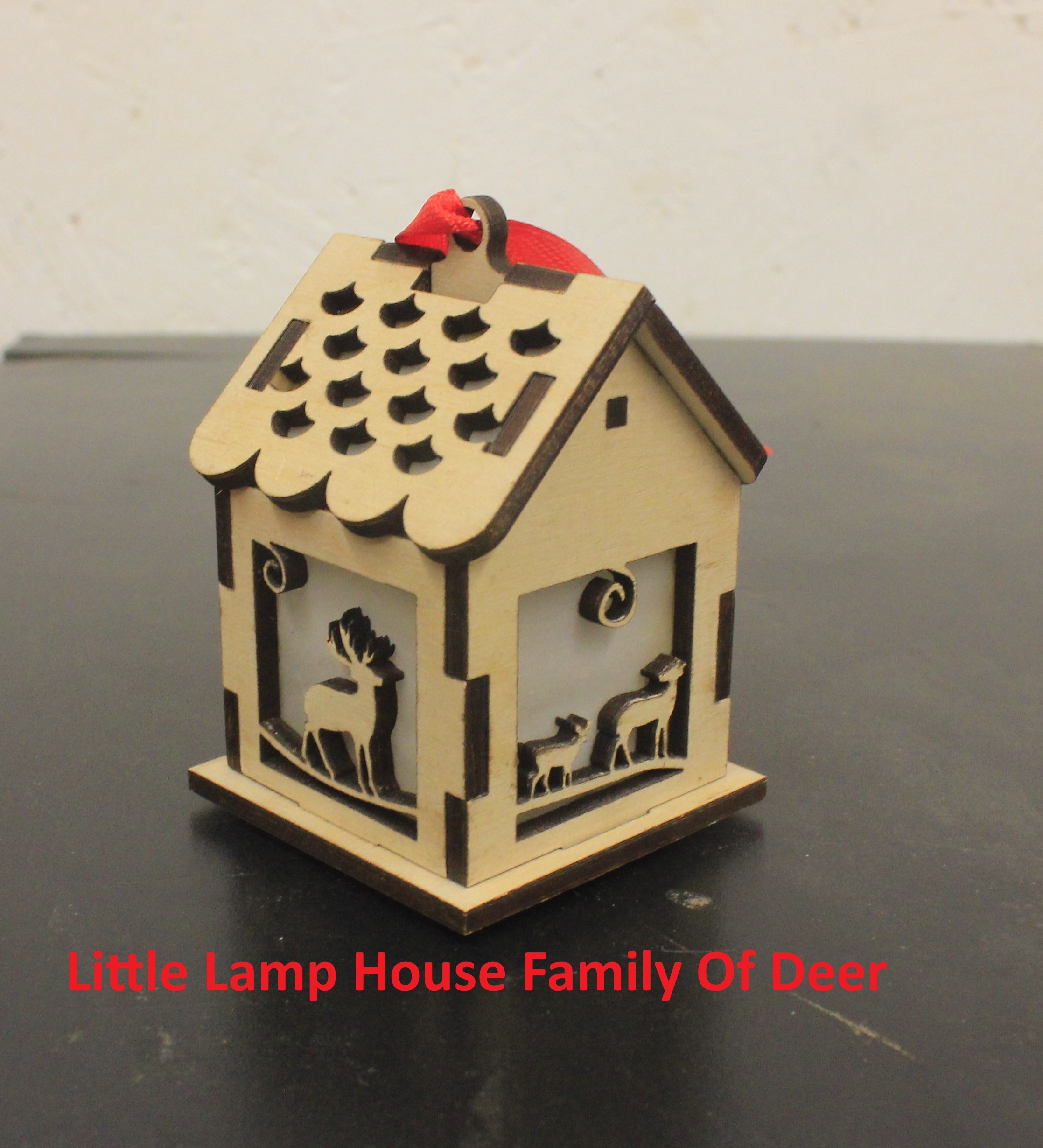 Laser cut wood, Little Lamp House