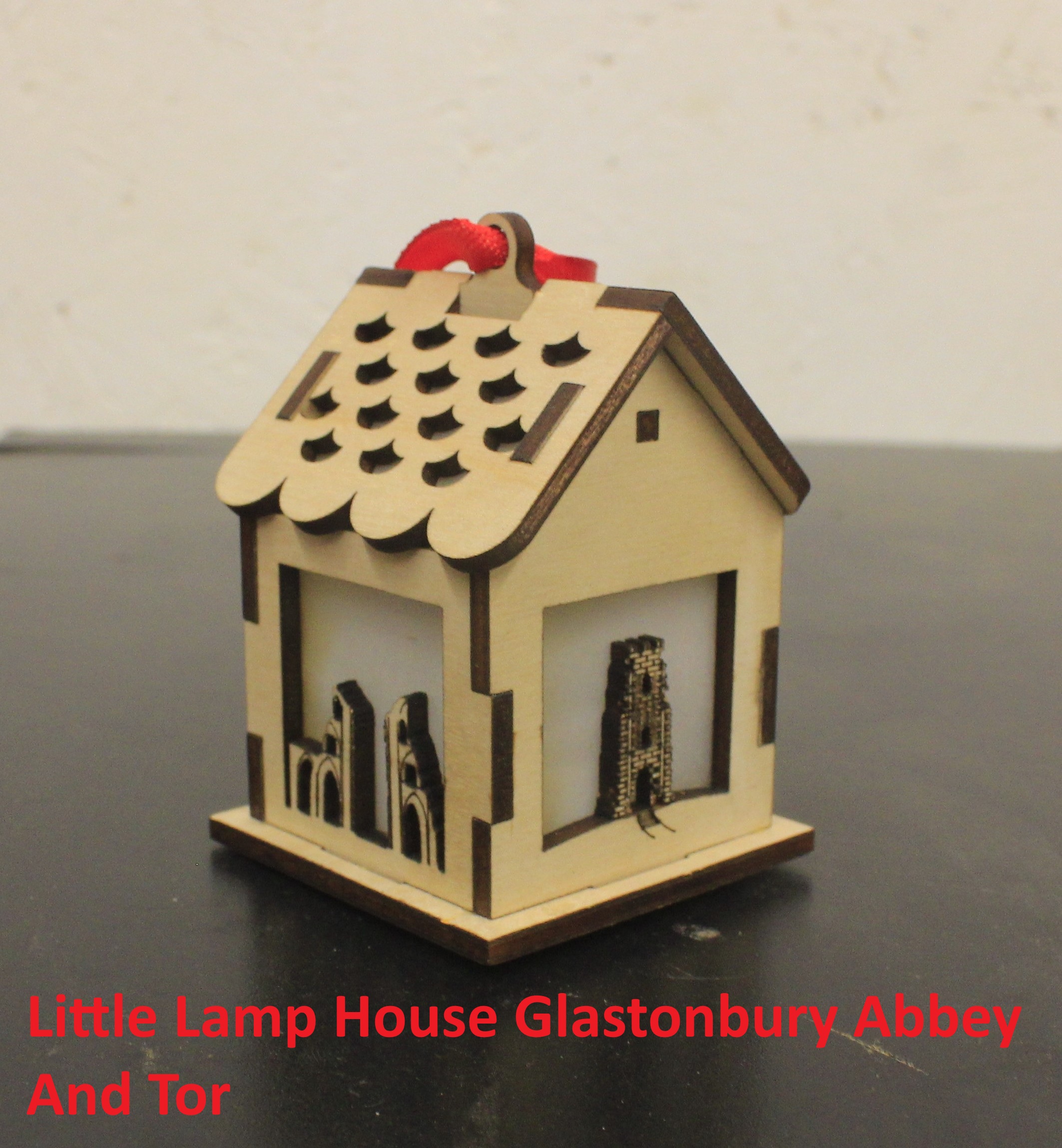 Laser cut wood, Little Lamp House - Image 9