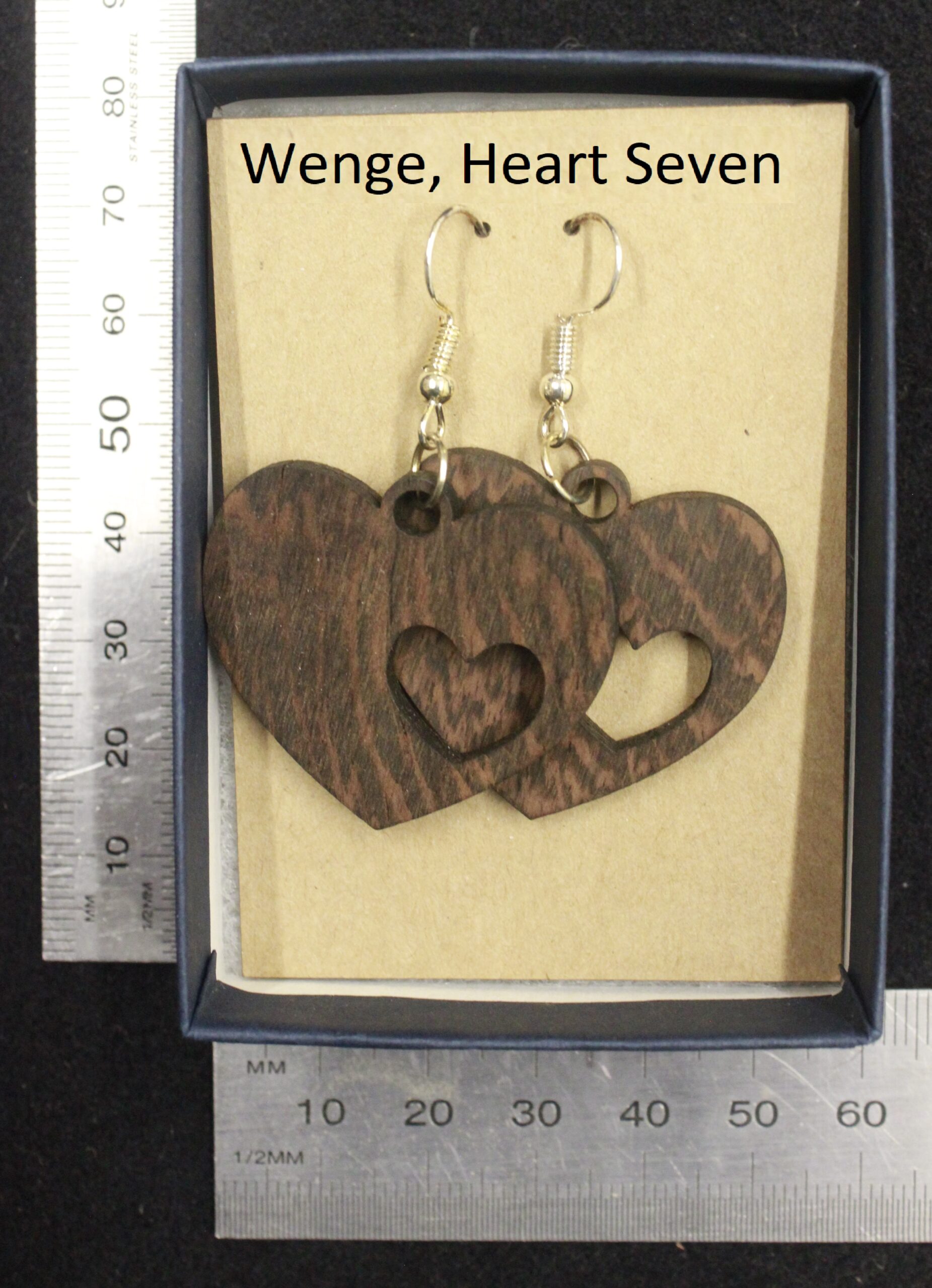 Laser cut wood, Wenge earring, dangle earring - Image 20