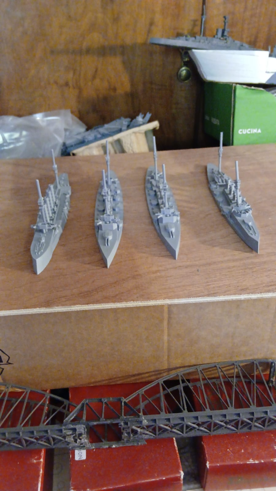 3d printed WW1 2nd Cruiser Squadron (armoured cruisers) Jutland 1/700 - Image 3