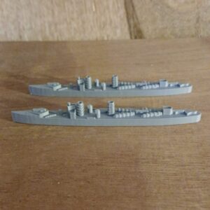 3d printed WW1 destroyers 1/700 two destroyers sms v 25