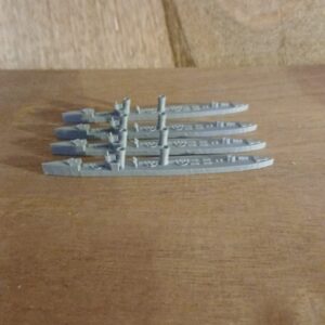3d printed WW1 destroyers 1/700 four destroyers S138 x 4