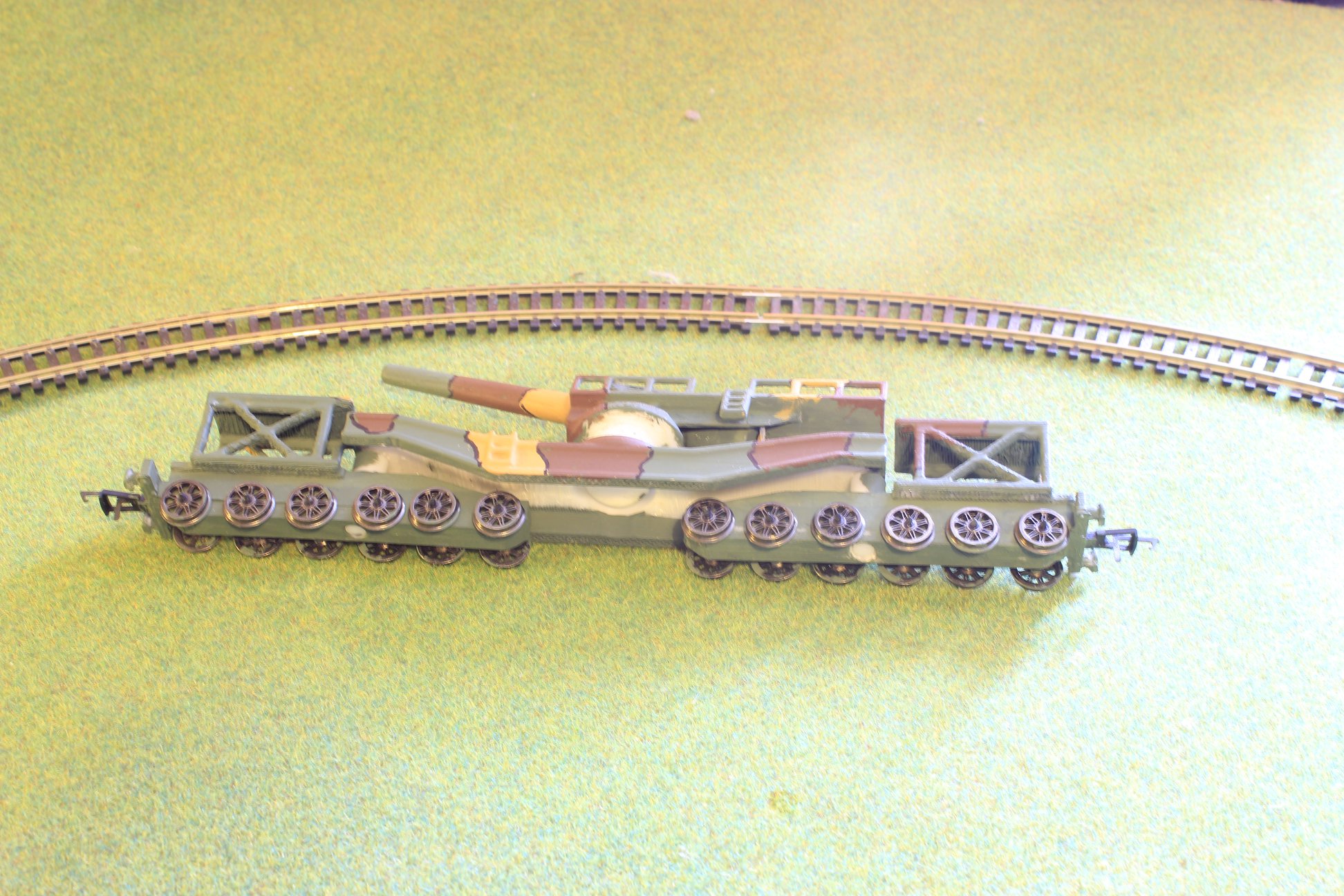 3d printed cannon de 240 1/72 ww1 railway artillery oo/ho French - Image 4