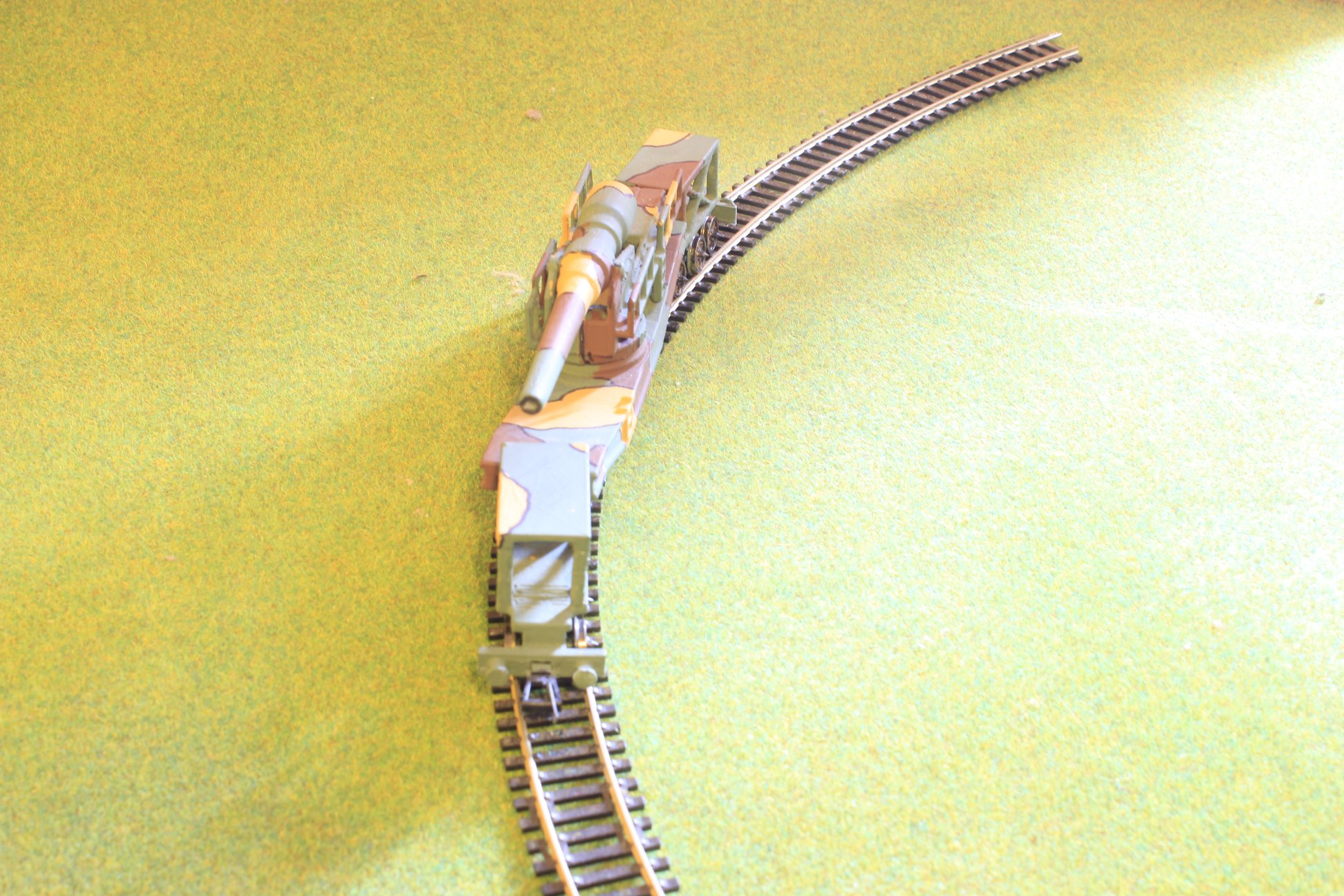 3d printed cannon de 240 1/72 ww1 railway artillery oo/ho French - Image 5