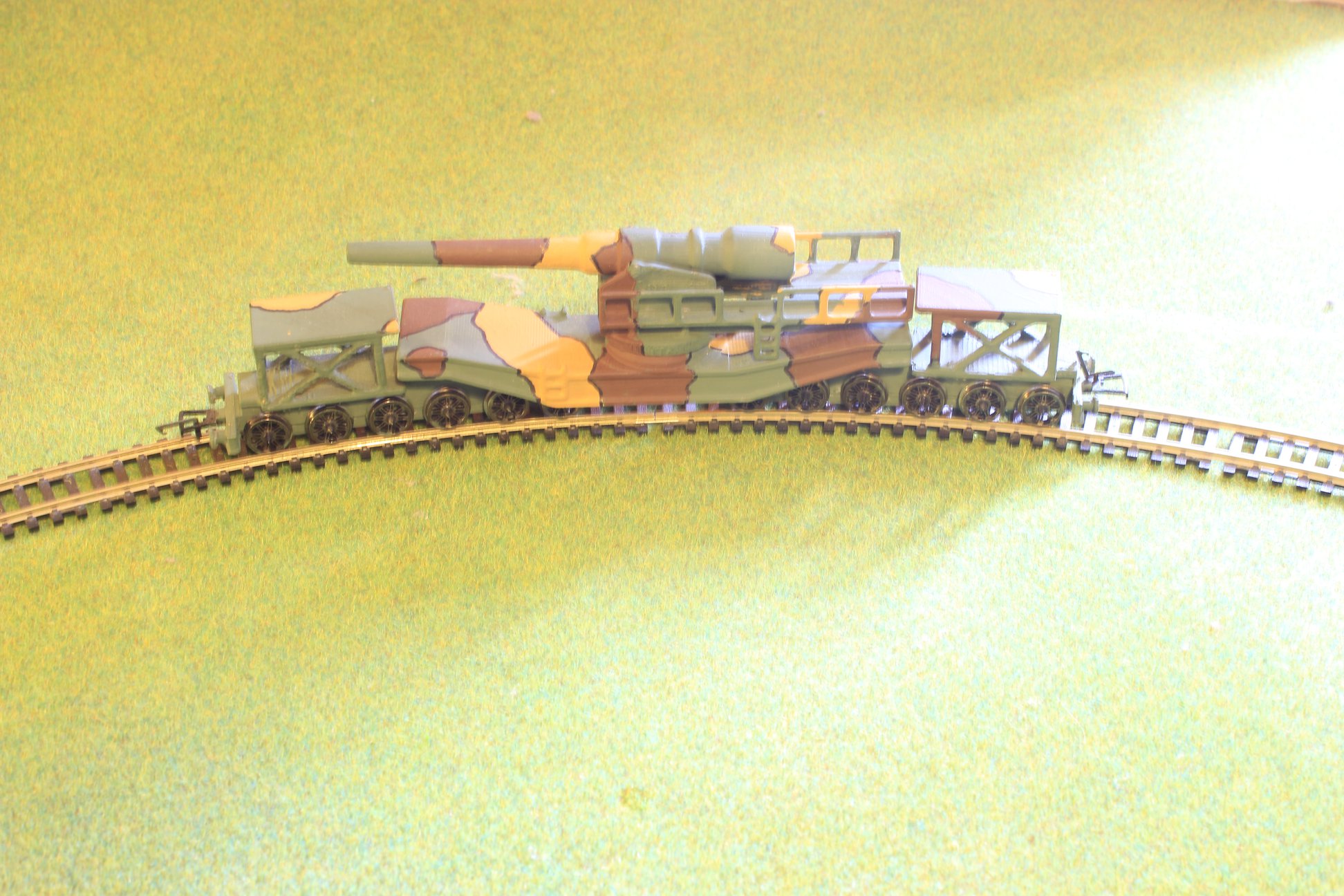 3d printed cannon de 240 1/72 ww1 railway artillery oo/ho French - Image 6