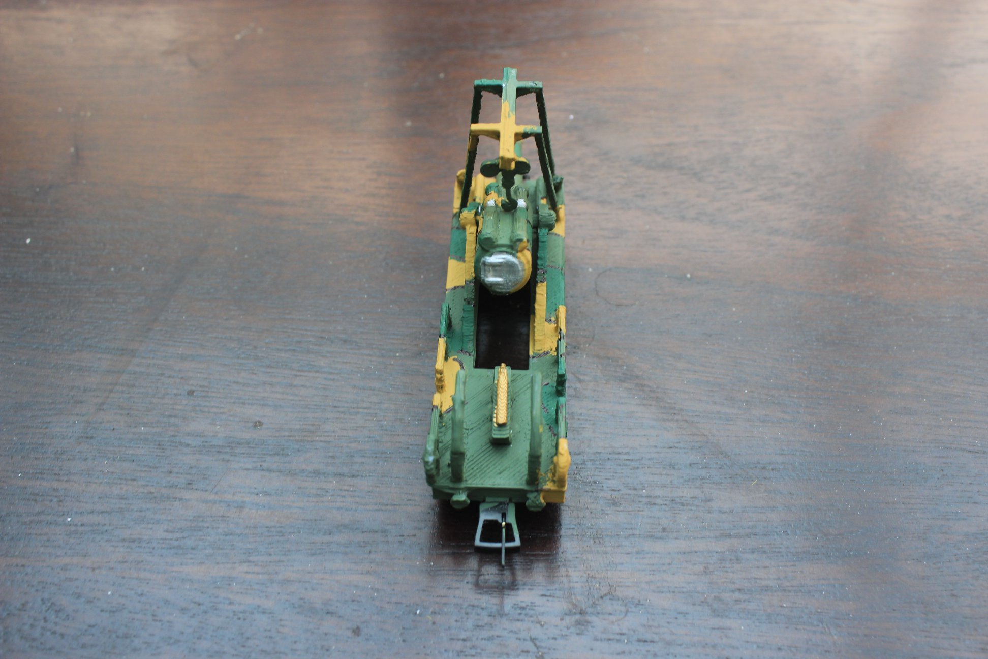 3d printed Canon de 240 TR Mle 1903 sur affût-truck Mle 1914 1/76 oo - Image 3