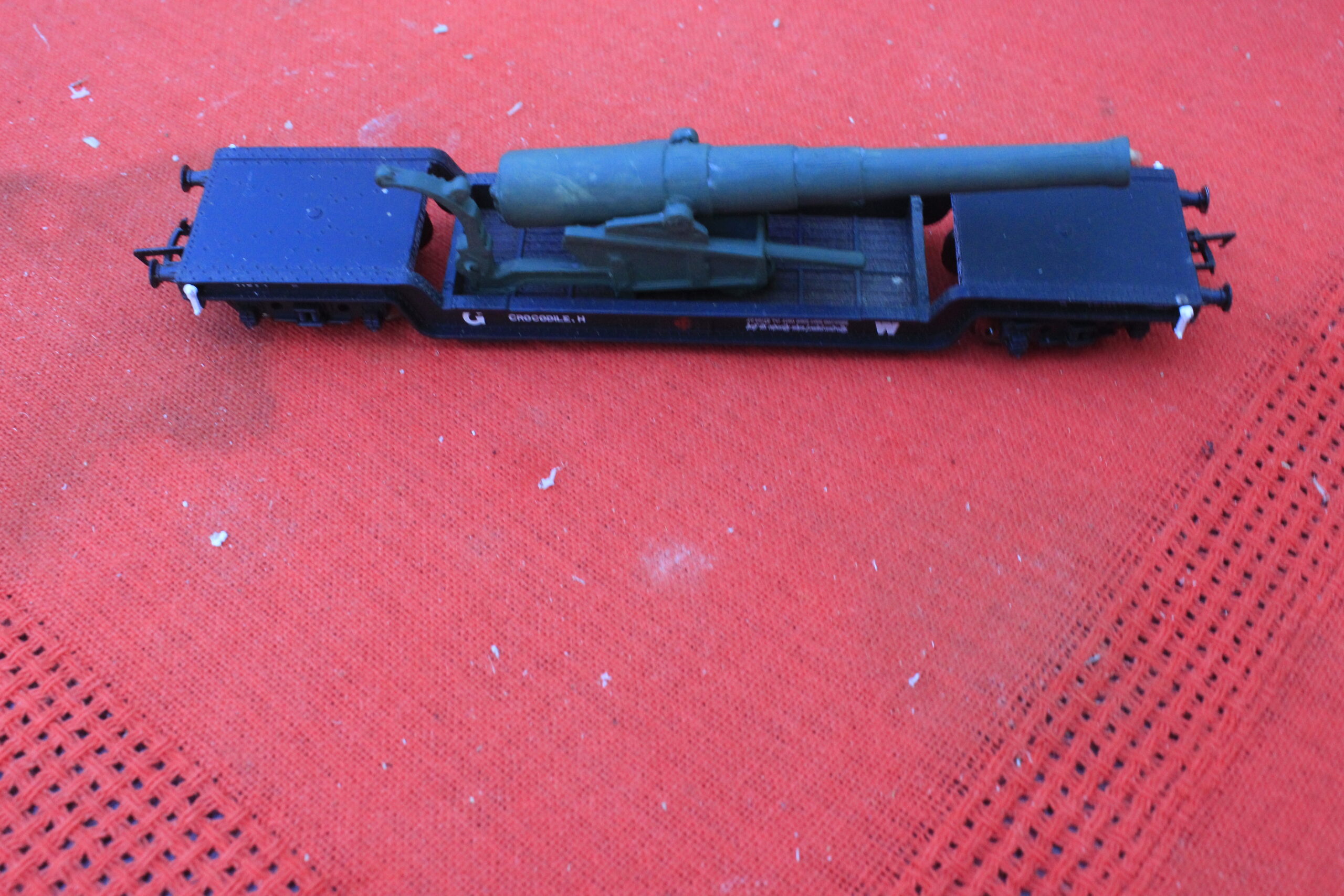 3d printed bl 9.2 inch gun 1/76 model kit rail gun railway artillery ww1 oo/ho